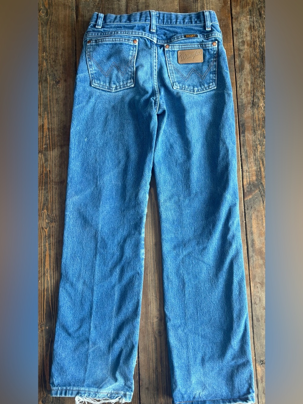 Wrangler Boy's Blue Straight-Leg Jeans
